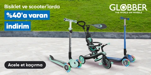 Globber Bisiklet ve Scooterlarda %40'a varan İndirim!