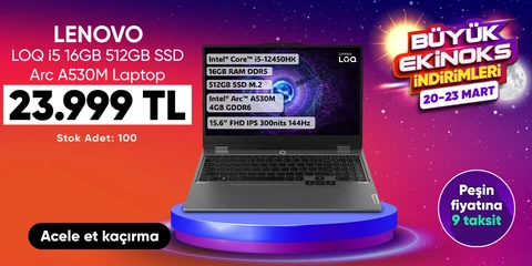 Lenovo LOQ i5 16GB 512GB SSD Arc A530M Laptop