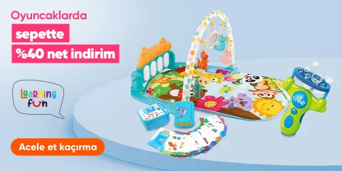 Learning Fun Marka Oyuncaklarda Sepette Net %40 İndirim