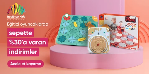 Hestinya Toys Eğitici Oyuncaklarda Sepette Net %30'a Varan İndirim