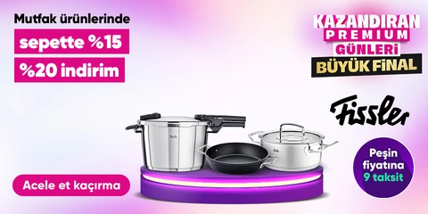 Fissler ürünlerinde Sepette %15-%20 İndirim