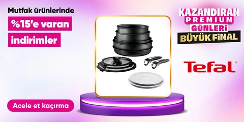 Tefal Ürünlerinde Sepette %15'e varan indirim