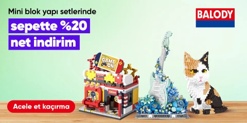 Balody Mini Blok Yapı Setlerinde Sepette Net %20 İndirim