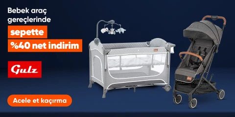 Gulz Bebek Araç Gereçlerinde Sepette Net %40 İndirim