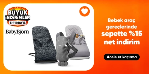 Babybjörn Bebek Araç Gereçlerinde Sepette Net %15 İndirim