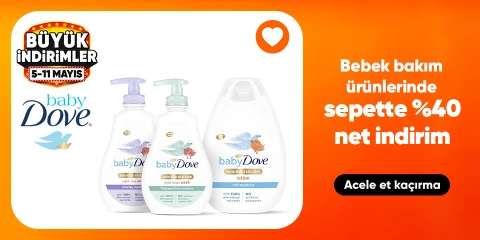 Dove Baby Bebek Bakım Ürünlerinde Sepette Net %40 İndirim