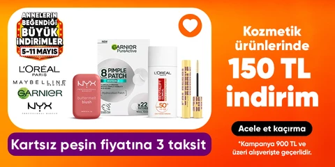 Kozmetik ürünlerinde  150 TL indirim