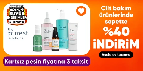Cilt bakımürünlerinde sepette %35  indirim