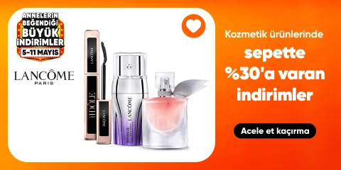 Kozmetik ürünlerinde sepette %30'a varan indirimler