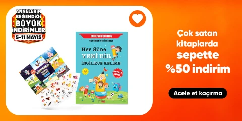 Çok satan kitaplarda sepette %50 indirim