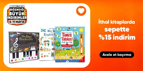 İthal kitaplarda  sepette %15 indirim