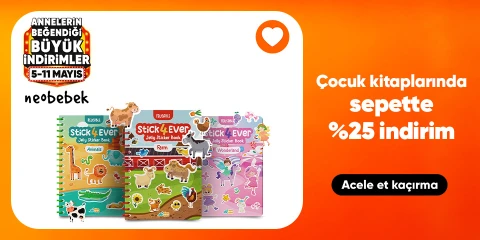 Çocuk kitaplarında sepette %25 indirim