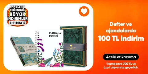 Defter ve ajandalarda 100 TL indirim