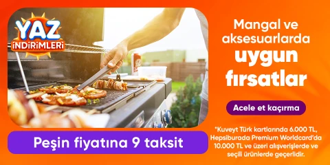Mangal ve Aksesuarlarda En Avantajlı Fiyatlar Burada