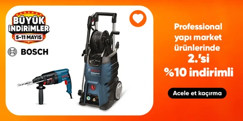 Bosch Professional Ürünlerinden 2. Ürüne %10 İndirim