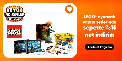 LEGO® Oyun Setlerinde Sepette Net %15 İndirim