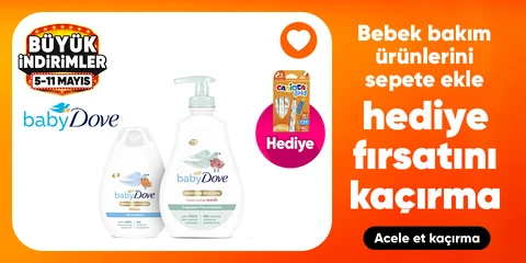 Dove Baby Bebek Bakım Ürünlerinde Sepette Net %40 İndirim