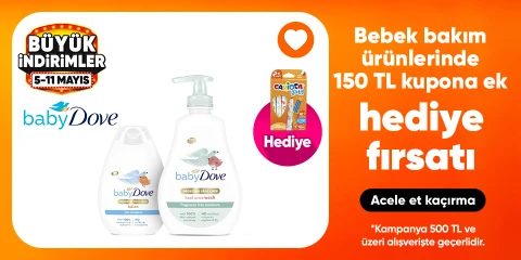 Dove baby alışverişine Carioca hediye