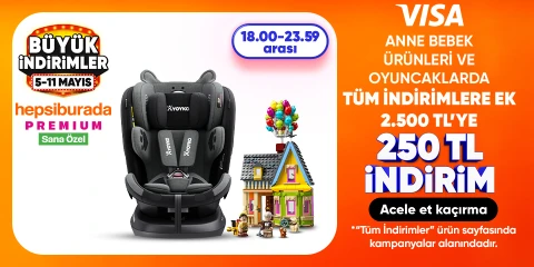 "Anne bebek ürünleri ve oyuncaklarda  tüm indirimlere ek 2.500 TL'ye 250 TL indirim CTA: Acele et kaçırma "