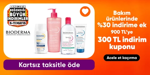 Bakım ürünlerinde  %30 indirime ek  900 TL'ye 300 TL anında indirim
