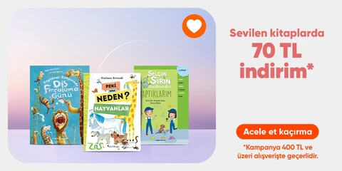 Sevilen kitaplarda  70 TL indirim*