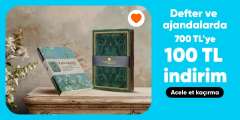 Defter ve ajandalarda  700 TL'ye 100 TL indirim