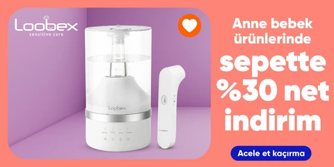 Loobex Anne Bebek Ürünlerinde Sepette Net %30 İndirim