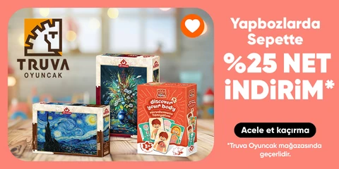 Truva Oyuncak Mağazası Art Puzzle Ürünlerinde Sepette Net %25 İndirim
