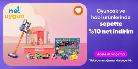 NeUygun Mağazasında Oyuncak ve Hobi Ürünlerinde Sepette Net %10 İndirim