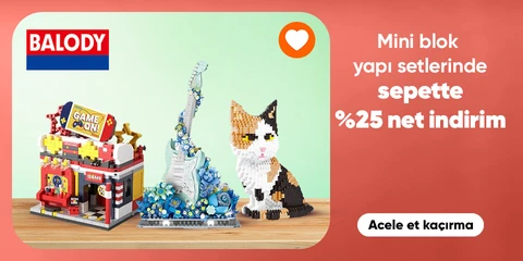Balody Mini Blok Yapı Setlerinde Sepette Net %25 İndirim