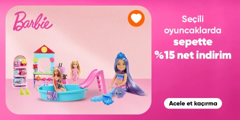 Seçili Barbie Markalı Oyuncaklarda Sepette Net %15 İndirim
