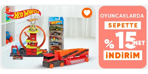 Seçili Hot Wheels Markalı Oyuncaklarda Sepette Net %15 İndirim