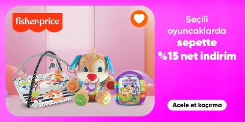 Seçili Fisher Price Markalı Oyuncaklarda Sepette Net %15 İndirim