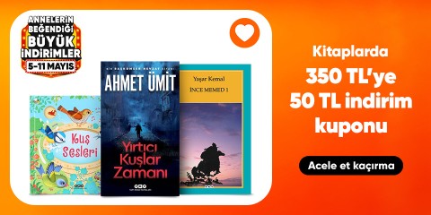 Kitaplarda  350 TL'ye 50 TL indirim kuponu