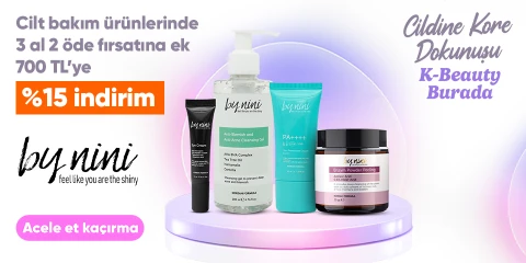 Cilt bakım ürünlerinde  3 al 2 öde fırsatına ek 700 TL'ye %15 indirim