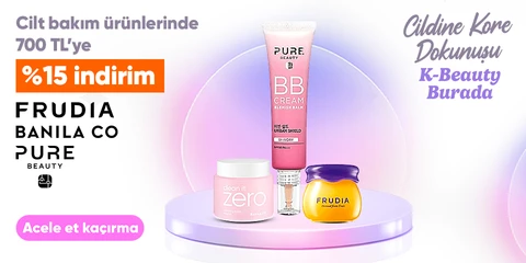 Cilt bakım ürünlerinde  700 TL'ye %15 indirim