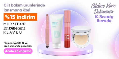 Cilt bakım ürünlerinde  lansmana özel 700 TL'ye %15 indirim