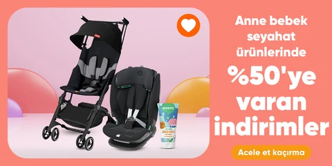 Bayram Seyahati için Anne Bebek Ürünlerinde %50'ye Varan İndirimler