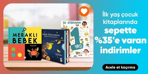 İlk yaş çocuk kitaplarında  sepette %35'e varan indirimler