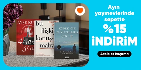 Ayın yayınevlerinde  sepette %15 indirim