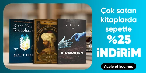 Çok satan kitaplarda  sepette %25 indirim