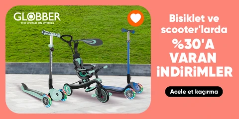 Globber Bisiklet ve Scooterlarda %40'a varan İndirim!