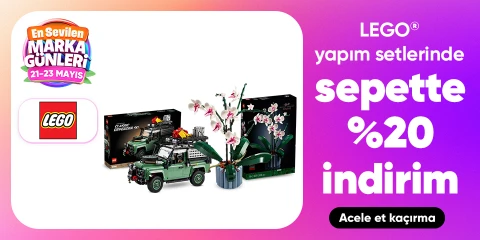 LEGO® Yapım Setlerinde Sepette %20 İndirim 