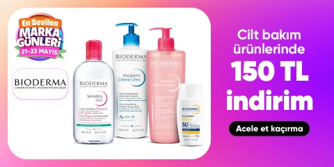 Cilt bakım ürünlerinde 150 TL indirim
