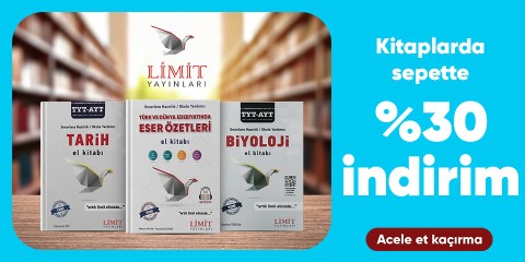 Kitaplarda  sepette %30 indirim