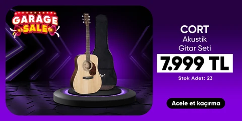 Akustik gitar seti 7.999 TL