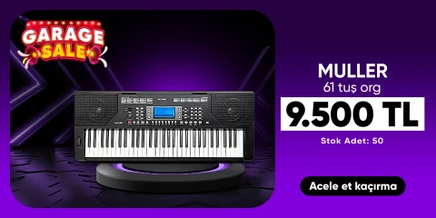 61 tuş org  9.500 TL