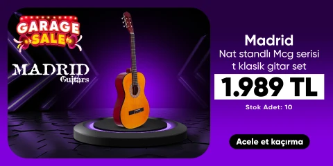 Nat standlı Mcg serisi t klasik gitar set 1.989 TL