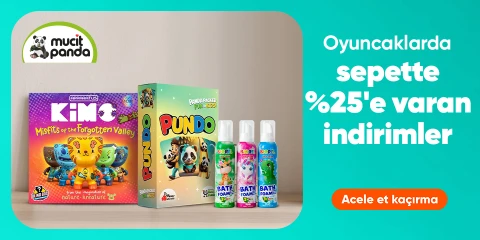 Mucit Panda Mağazası Oyuncaklarında Sepette Net %25'e Varan İndirim