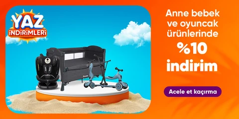 Bayram Alışverişi – Anne bebek ve oyuncak ürünlerinde %10 indirim